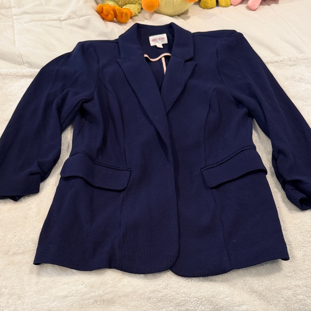 Riley & Rae Navy Blue Women's Blazer
